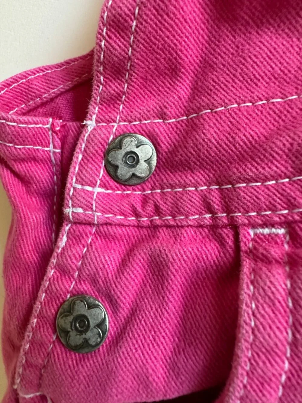 Carter's Vestbak Overall Jumper Dress Size 24 M Deep Pink